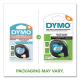 DYMO DYMO LetraTag Plastic Label Tape Cassette, 0.5" x 13 ft, White - 91331