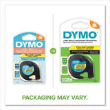 DYMO DYMO LetraTag Plastic Label Tape Cassette, 0.5" x 13 ft, Yellow - 91332