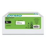 DYMO DYMO LW Address Labels, 0.75" x 2", White, 500 Labels/Roll, 6 Rolls/Pack - 2050766