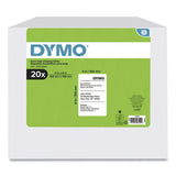 DYMO DYMO LW Extra-Large Shipping Labels, 4" x 6", White, 220 Labels/Roll, 20 Rolls/Box - 2050829