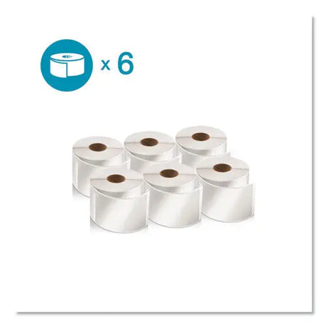 DYMO DYMO LW Shipping Labels, 2.13" x 4", White, 220 Labels/Roll, 6 Rolls/Pack - 2050811