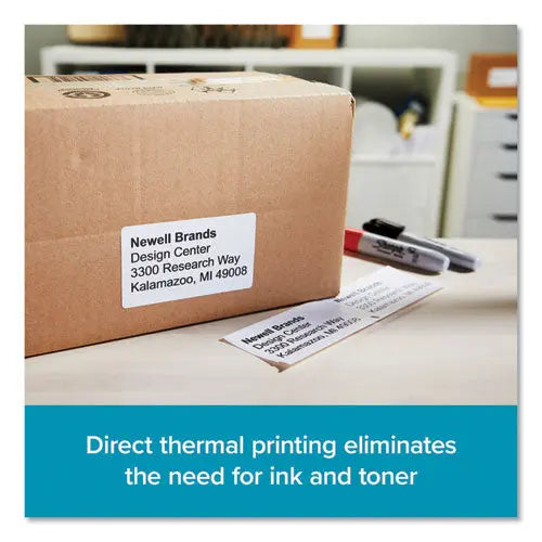 DYMO DYMO LW Shipping Labels, 2.31" x 4", White, 300 Labels/Roll, 6 Rolls/Pack - 2050765