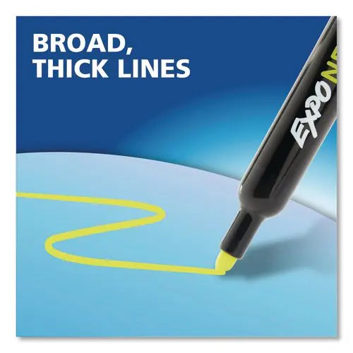 DYMO DYMO Neon Windows Dry Erase Marker, Broad Bullet Tip, Assorted Colors, 5/Pack - 2211553