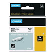DYMO DYMO Rhino Heat Shrink Tubes Industrial Label Tape, 0.37" x 5 ft, White/Black Print - 18053