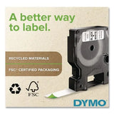 DYMO DYMO Rhino Heat Shrink Tubes Industrial Label Tape, 0.5" x 5 ft, White/Black Print - 18055