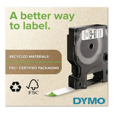 DYMO DYMO Rhino Permanent Poly Industrial Label Tape, 0.75" x 18 ft, White/Black Print - 18484