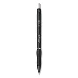 DYMO DYMO S-Gel High-Performance Gel Pen, Retractable, Bold 1 mm, Black Ink, Black Barrel, Dozen - 2096149