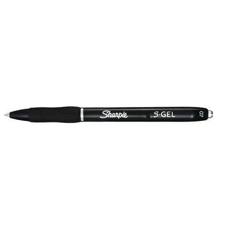 DYMO DYMO S-Gel High-Performance Gel Pen, Retractable, Medium 0.7 mm, Black Ink, Black Barrel, 36/Pack - 2096180