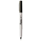 DYMO DYMO Ultra Fine Tip Permanent Marker, Ultra-Fine Needle Tip, Black, Dozen - 37001B