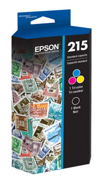 Epson (215) WorkForce 100 Black and Color Ink Cartridge Combo Pack - T215120-BCS