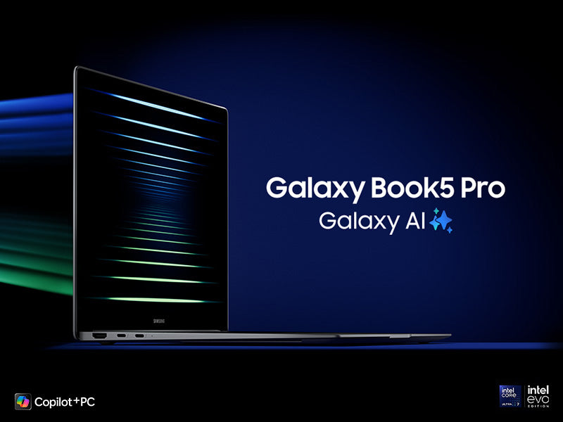 Samsung Galaxy Book5 Pro Intel Core Ultra 7 256V Laptop 35.6 cm (14") Touchscreen WQXGA+ 16 GB LPDDR5x-SDRAM 512 GB SSD Wi-Fi 7 (802.11be) Windows 11 Pro Grey - NP944XHA-KG2US