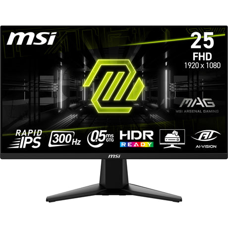 MSI MAG 255XF computer monitor 62.2 cm (24.5") 1920 x 1080 pixels Full HD Black - MAG255XF MSI