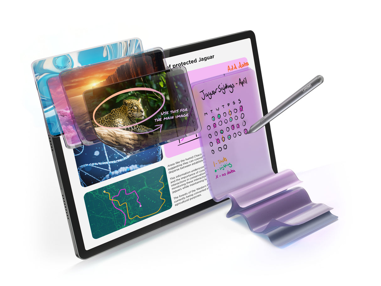 Lenovo Idea Tab Pro MediaTek Dimensity 128 GB 32.3 cm (12.7") 8 GB Wi-Fi 6E (802.11ax) Android 14 Grey - ZAE50165US