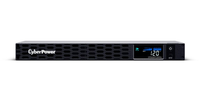 CyberPower PFC Sinewave uninterruptible power supply (UPS) Line-Interactive 0.5 kVA 300 W 6 AC outlet(s) - CP500PFCRM1U CYBERPOWER