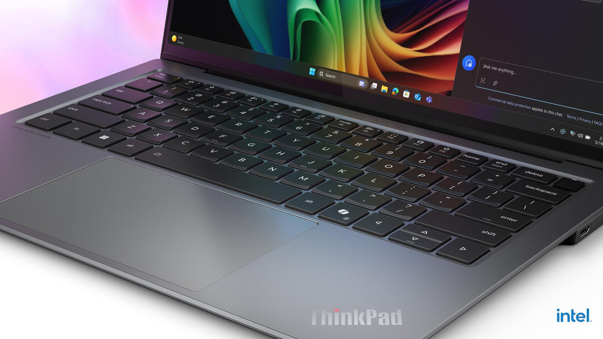 Lenovo ThinkPad X9-14 Gen 1 Aura Edition Copilot+ PC Intel Core Ultra 5 226V Laptop 35.6 cm (14") WUXGA 16 GB LPDDR5x-SDRAM 512 GB SSD Wi-Fi 7 (802.11be) Windows 11 Pro English Grey - 21QA0000US LENOVO