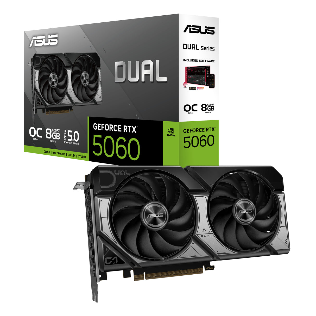 ASUS Dual -RTX5060-O8G NVIDIA GeForce RTX 5060 8 GB GDDR7 - DUAL-RTX5060-O8G ASUS