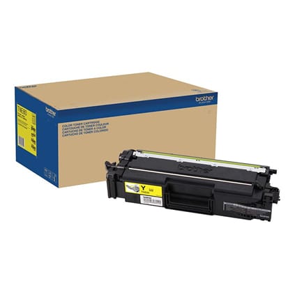 BROTHER Printer Consumables Brother Super High Yield Yellow Toner Cartridge (12,000 Yield) - TNE80Y