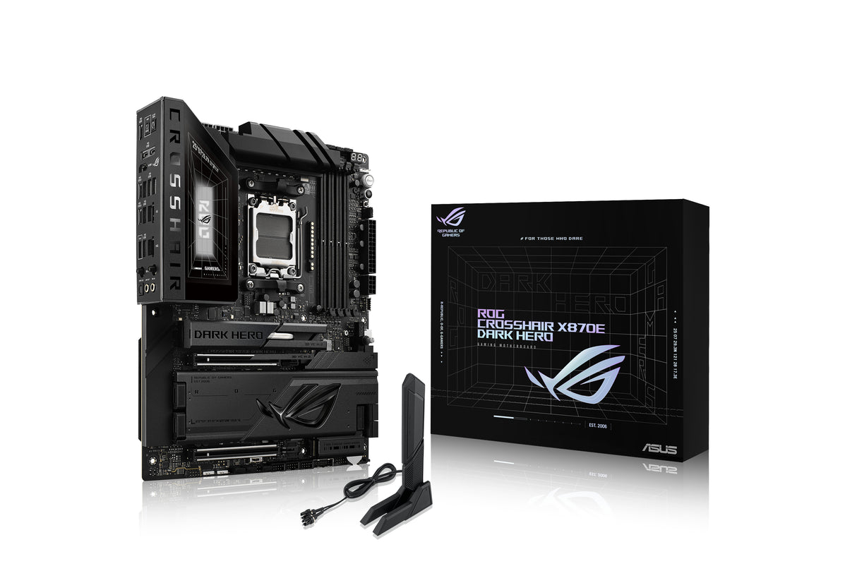 ASUS ROG CROSSHAIR X870E DARK HERO AMD X870E Socket AM5 ATX - ROG CROSSHAIR X870E DARK HERO