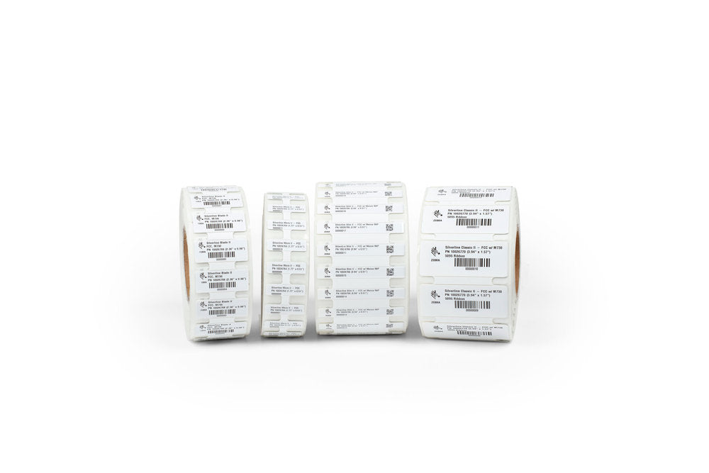 Zebra TT Label, RFID Polyester with Foam, Synthetic (2.3594" x 0.9844") (3" Core) - 10026768