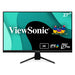 Viewsonic VX2767U-2K computer monitor 68.6 cm (27") 2560 x 1440 pixels Quad HD LED Black - VX2767U-2K