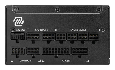 MSI MAG A1000GL PCIE5 II power supply unit 1000 W 24-pin ATX ATX Black - MAGA1000GLPCIE5II - eCommerce Business Prime