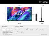 Samsung Micro RGB 4K R85H 139.7 cm (55") 4K Ultra HD Smart TV Wi-Fi Black - MRN55R85HAFXZA