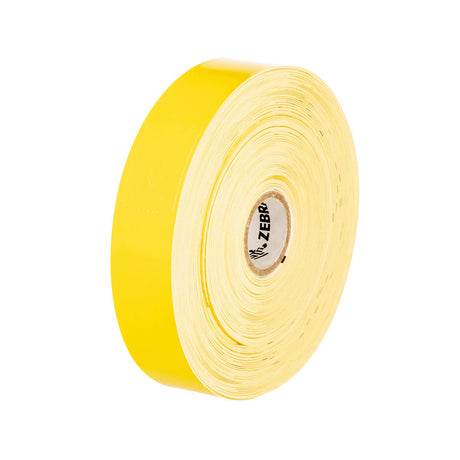 Zebra DT Wristband, Polypropylene, Yellow (1" x 10") (1" Core) - 10012712-2 ZEBRA