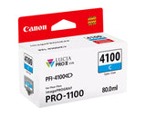 Canon (PFI-4100) Cyan Ink Tank (80mL) - 6778C002