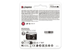 Kingston Technology 64GB microSDXC Canvas Go Plus Gen4 200R A2 U3 Single Pack w/o ADP - SDCG4/64GBSP