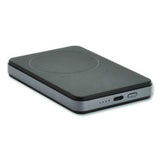 EATON Battery charger Portable Wireless Magnetic Charging Power Bank, USB C, Black - UPB-04K0-1CM