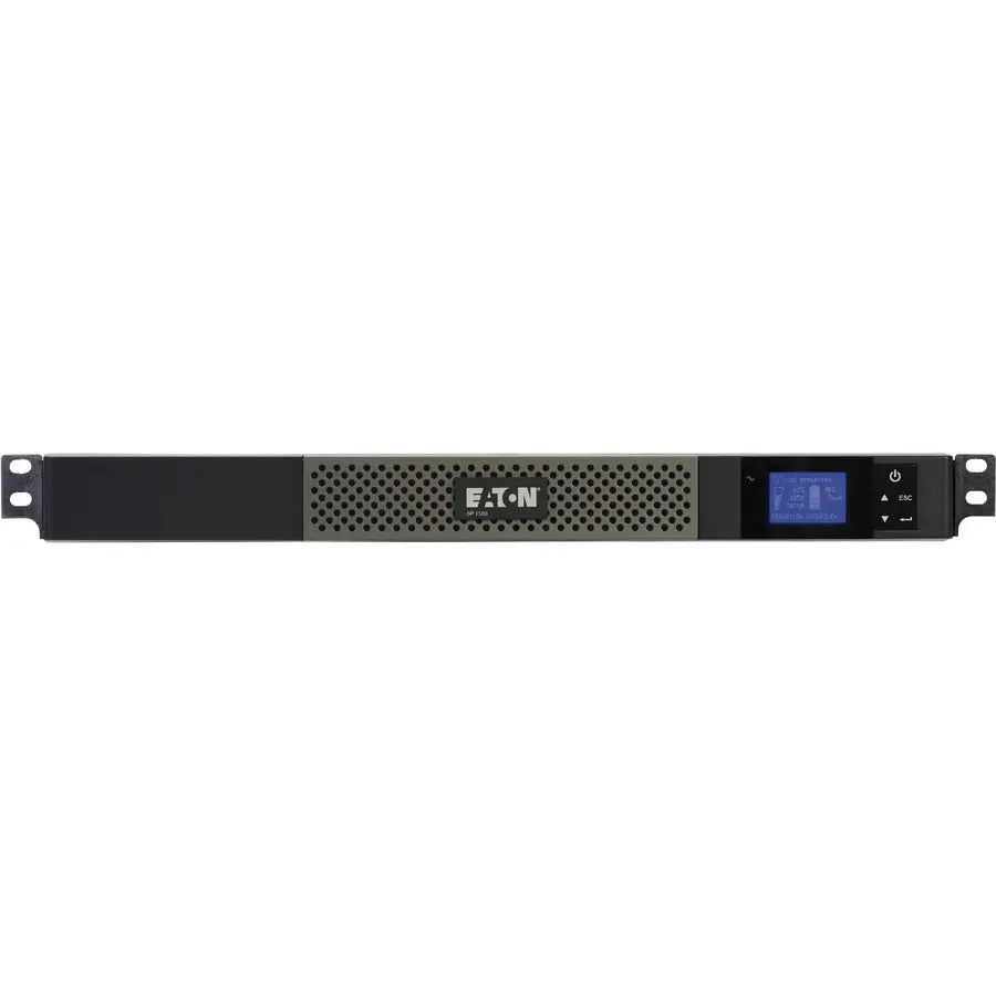 EATON Eaton 5P UPS 1440VA 1100 Watt 120V Network Card Optional 1U Rackmount UPS - 1U Rack-mountable - 4 Minute Stand-by - 110 V AC Input - 132 V AC Output - 5 x NEMA 5-15R - 5P1500R