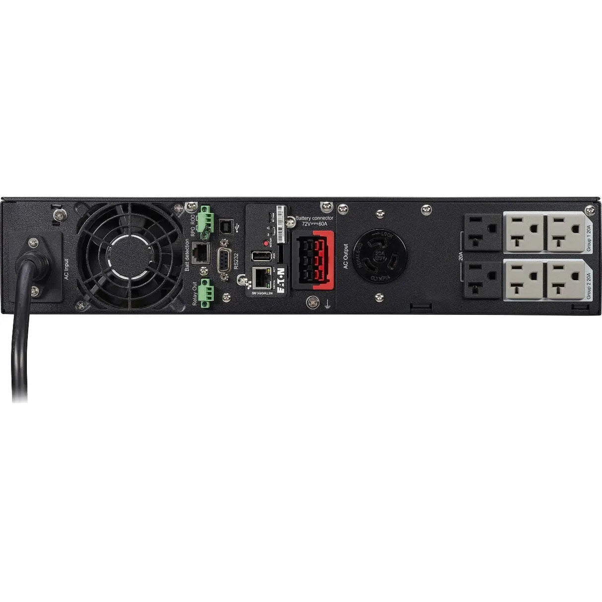 EATON Eaton 5PX G2 UPS 1950VA 1950W 120V Network Card Included 2U Rack/Tower UPS - 2U Rack-mountable - 6 Minute Stand-by - 120 V AC Input - 6 x NEMA 5-15R - 5PX2000RTNG2