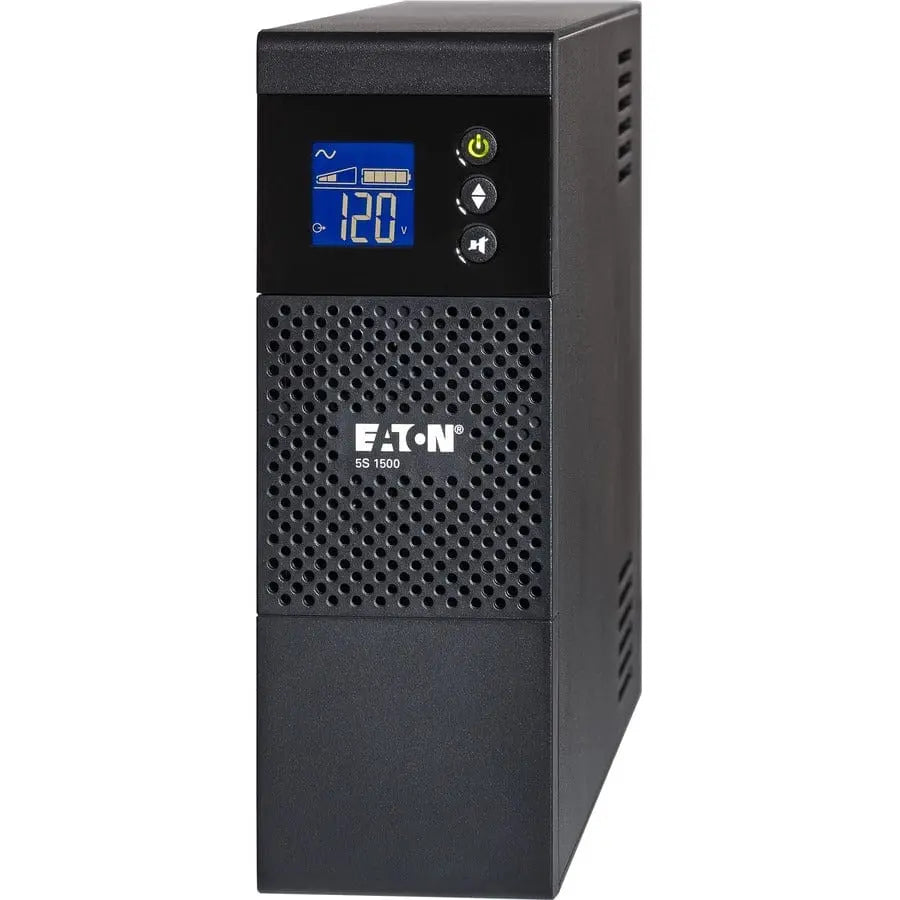 EATON Eaton 5S UPS 1500VA 900 Watt 120V LCD Line-Interactive Battery Backup ECO USB - Tower - 2 Minute Stand-by - 110 V AC Input - 115 V AC Output - 10 x NEMA 5-15R - 5S1500LCD