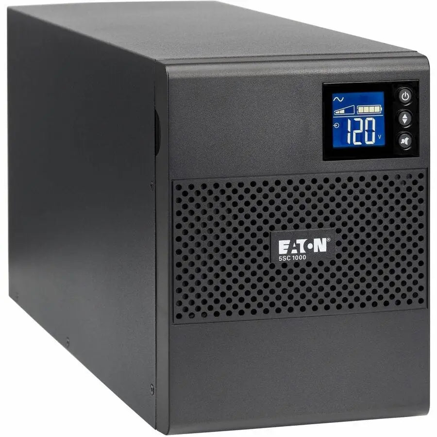 EATON Eaton 5SC UPS 1000 VA 700 Watt 120V Line-Interactive Battery Backup Tower USB - Tower - 5 Minute Stand-by - 110 V AC Input - 8 x NEMA 5-15R - 5SC1000