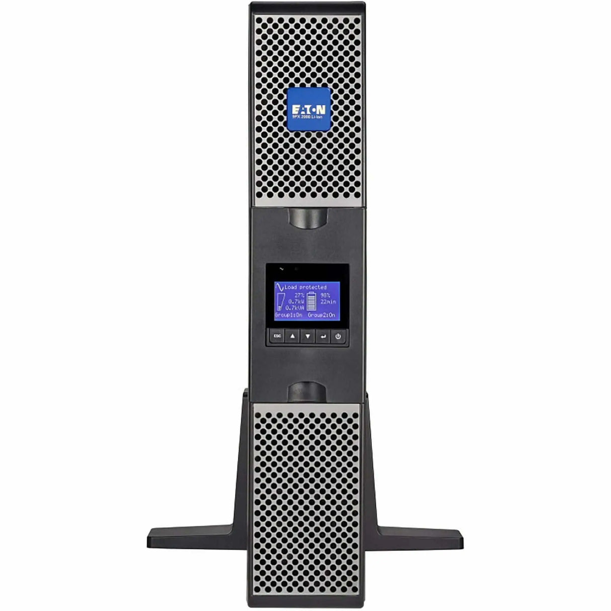 EATON Eaton 9PX Lithium-Ion UPS 2000VA 1800W 120V 9PX On-Line Double-Conversion UPS - 7 Outlets, Network Card Included, USB, RS-232, 2U Rack/Tower - 2U Rack/Tower - 120 V AC Input - 6 x NEMA 5-20R, 1 x NEMA...  - 9PX2000RTN-L