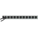 EATON Eaton ATS Rack PDU 1U 120V 1.44 kW 2 NEMA 5-15P Input and 10 5-15R Single-Phase - NEMA 5-15P - 10 x NEMA 5-15R - 120 V AC - 1440 W - Network (RJ-45) - 1U - Horizontal - Rack-mountable - EATS115