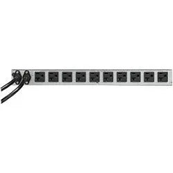 EATON Eaton ATS Rack PDU 1U 120V 1.92 kW 2 5-20P Input and 10 5-20R Single-Phase - NEMA 5-20P - 10 x NEMA 5-20R - 120 V AC - 1920 W - Network (RJ-45) - 1U - Horizontal - Rack-mountable - EATS120