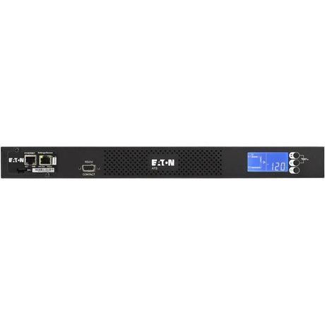 EATON Eaton ATS Rack PDU 1U 120V 1.92 kW 2 5-20P Input and 10 5-20R Single-Phase - NEMA 5-20P - 10 x NEMA 5-20R - 120 V AC - 1920 W - Network (RJ-45) - 1U - Horizontal - Rack-mountable - EATS120
