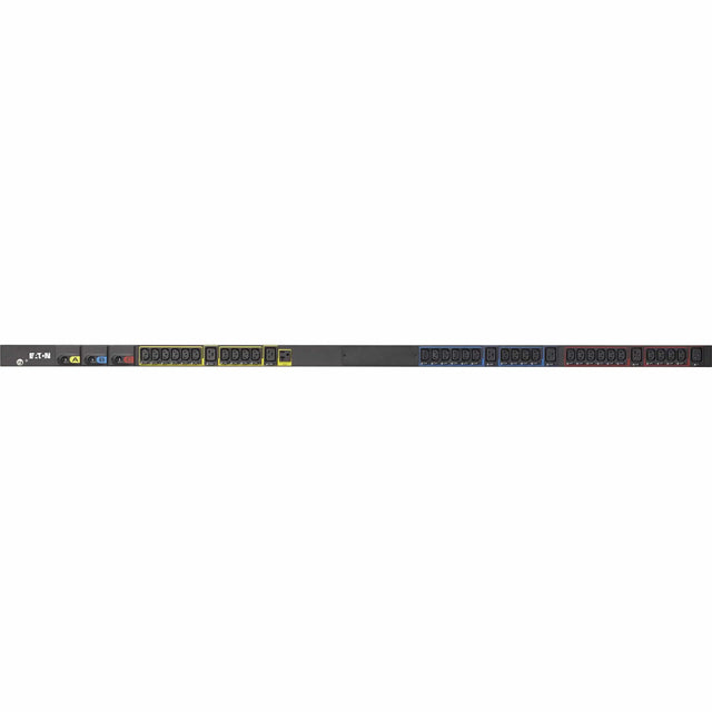 EATON Eaton Basic rack PDU, 0U, L21-30P input, 8.64 kW max, 120/208V, 24A, 10 ft cord, Three-phase, Outlets: (1) 5-20R, (30) C13 Outlet grip, (6) C19 Outlet grip - ePDU G3 Basic 38U-A; 8.64 KW; IN: L21-30P ...  - EBA310-10