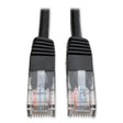 EATON EATON CAT5e 350 MHz Molded Patch Cable, 25 ft, Black - N002-025-BK