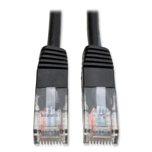 EATON EATON CAT5e 350 MHz Molded Patch Cable, 25 ft, Black - N002-025-BK