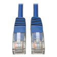 EATON EATON CAT5e 350 MHz Molded Patch Cable, 7 ft, Blue - N002-007-BL