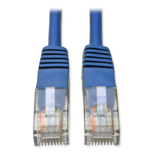 EATON EATON CAT5e 350 MHz Molded Patch Cable, 7 ft, Blue - N002-007-BL