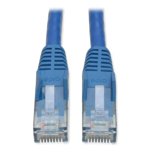 EATON EATON CAT6 Gigabit Snagless Molded Patch Cable, 1 ft, Blue - N201-001-BL