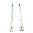 EATON EATON Duplex Multimode 50/125 OM3 LSZH Fiber Patch Cable (LC/LC), 10 GB, 3 ft, Aqua - N820-01M