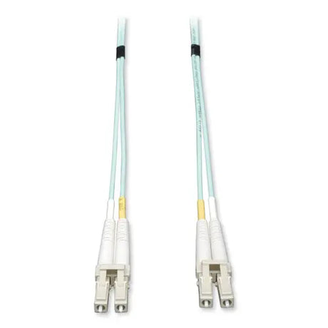 EATON EATON Duplex Multimode 50/125 OM3 LSZH Fiber Patch Cable (LC/LC), 10 GB, 3 ft, Aqua - N820-01M