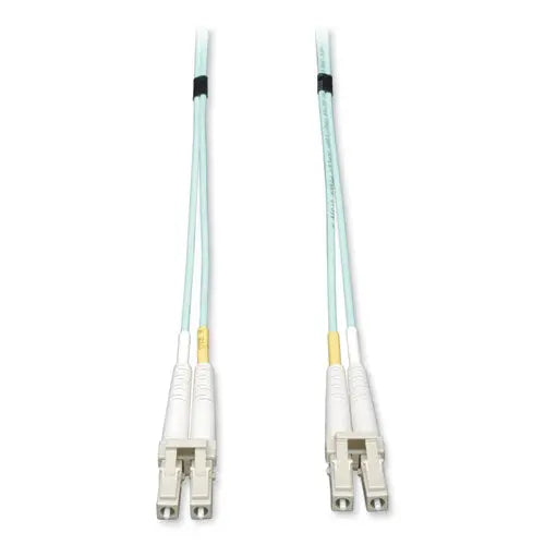 EATON EATON Duplex Multimode 50/125 OM3 LSZH Fiber Patch Cable (LC/LC), 10 GB, 3 ft, Aqua - N820-01M