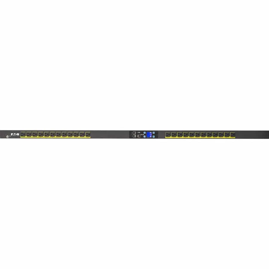 EATON Eaton ePDU G3 Metered Input 38U-A ; 1.44 KW; IN: 5-15P 12A 1P OUT: 24X5-15R - NEMA 5-15P - 24 x NEMA 5-15R - 120 V AC - 1440 W - Network (RJ-45) - 38U - Rack-mountable - EMI100-10