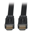 EATON EATON High Speed HDMI Flat Cable, Ultra HD 4K, Digital Video with Audio (M/M), 3 ft, Black - P568-003-FL