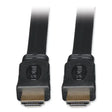 EATON EATON High Speed HDMI Flat Cable, Ultra HD 4K, Digital Video with Audio (M/M), 6 ft, Black - P568-006-FL